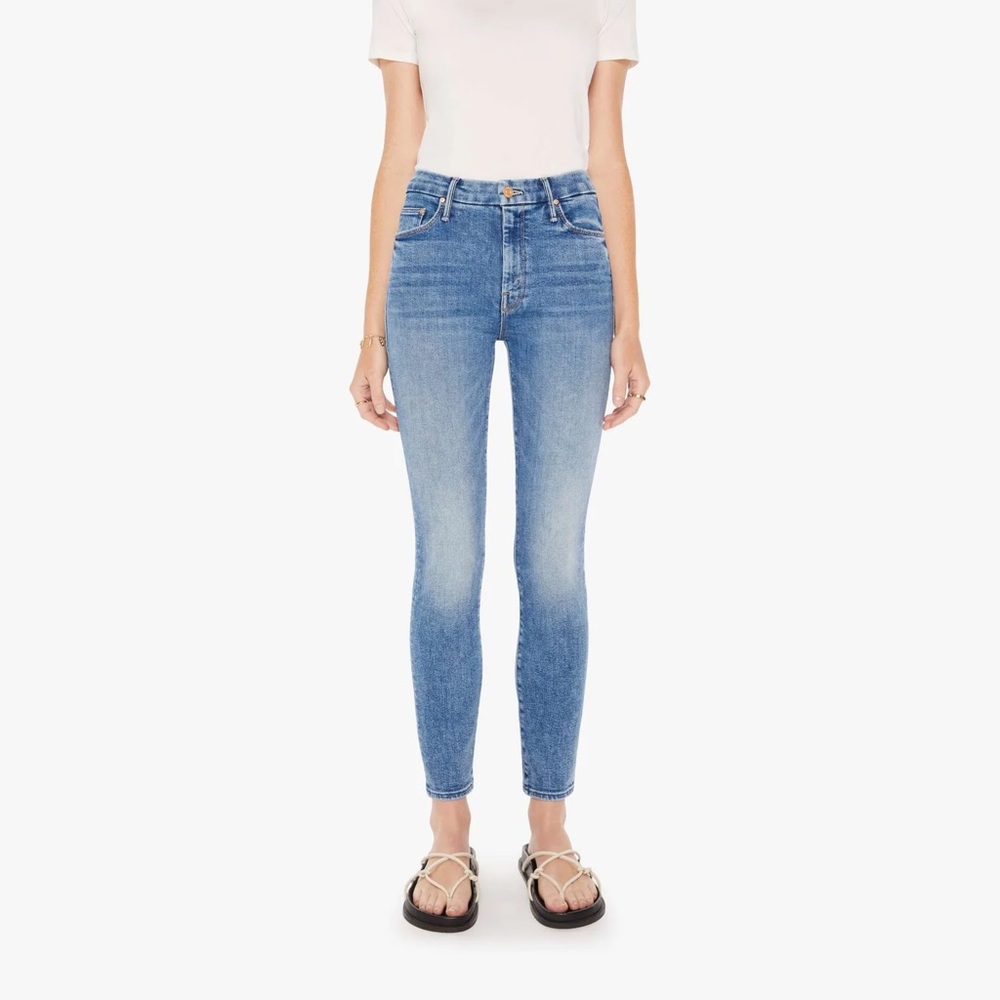 Mother the Looker High Waisted Ankle Jeans